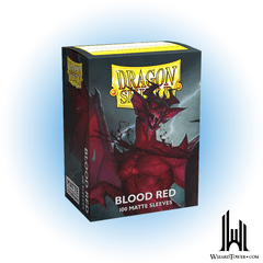 Dragon Shield Box of 100 in Matte Blood Red